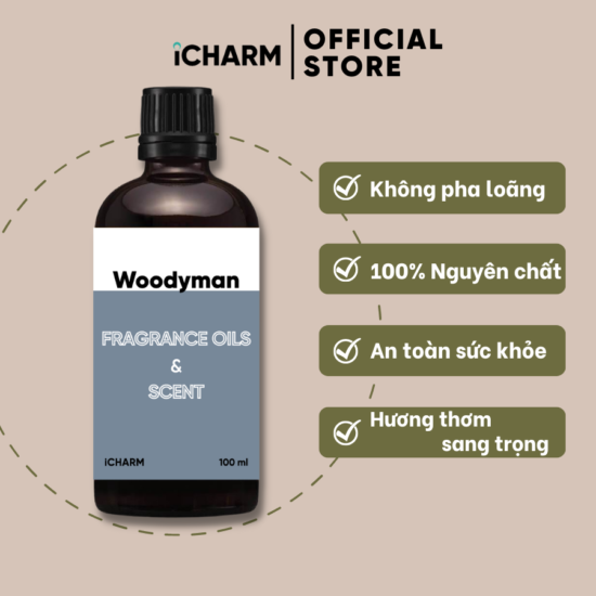 Tinh dầu nước hoa xông phòng Woodyman (inspired by Bleu de Chanel)