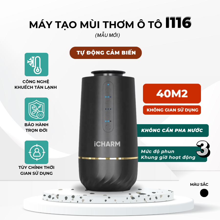 Máy tạo mùi thơm ô tô i116