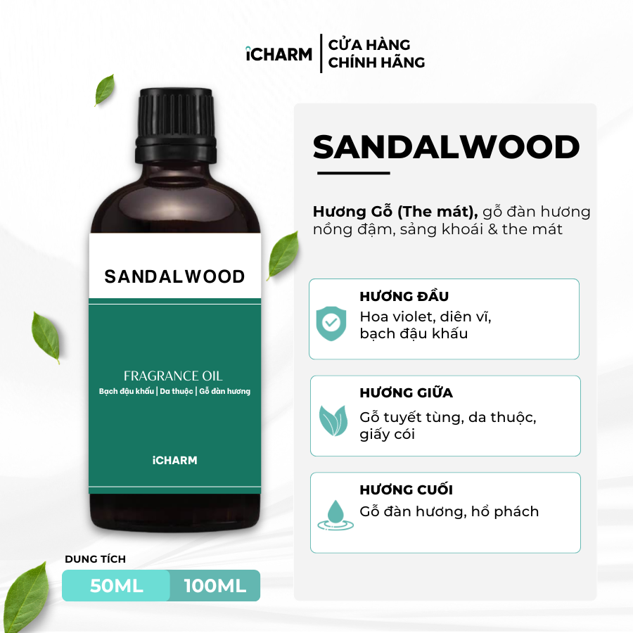 Tinh dầu nước hoa Sandalwood - Ảnh 2