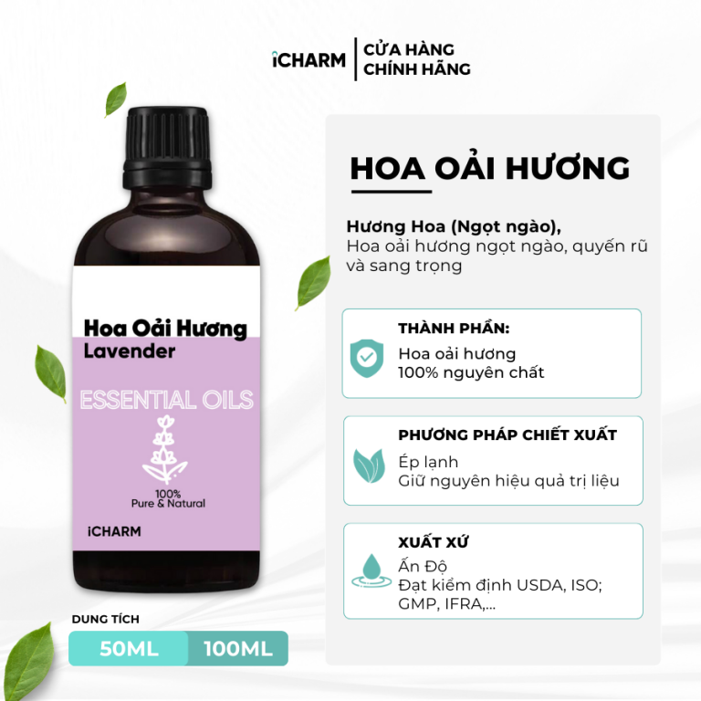 tinh dầu oải hương nguyên chất