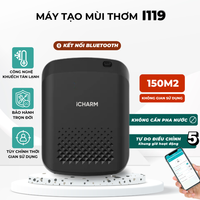 Máy xông tinh dầu i119 iCHARM