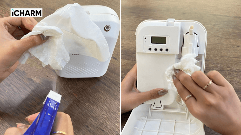 Cách vệ sinh máy xông tinh dầu trực tiếp