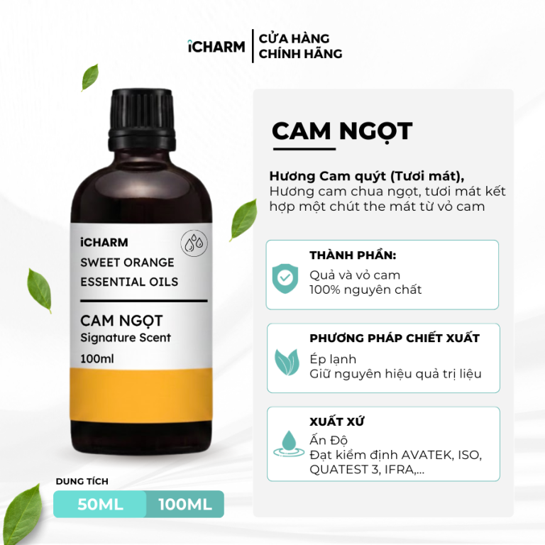 Tinh dầu cam ngọt iCHARM