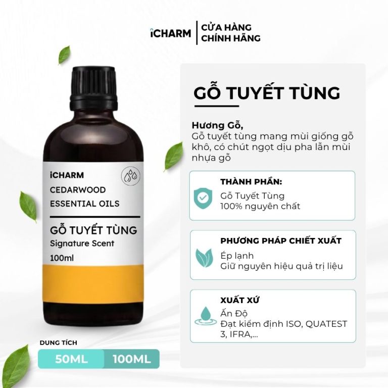 Tinh dầu gỗ tuyết tùng