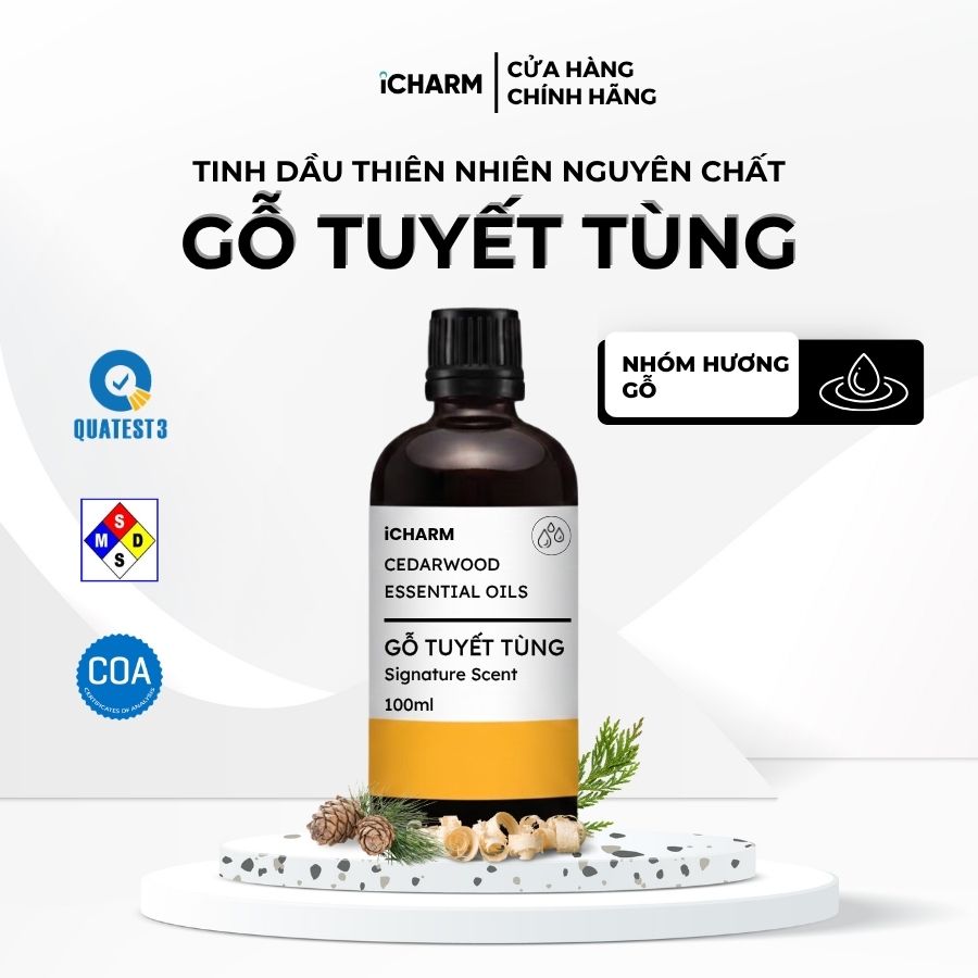 tinh dầu gỗ tuyết tùng
