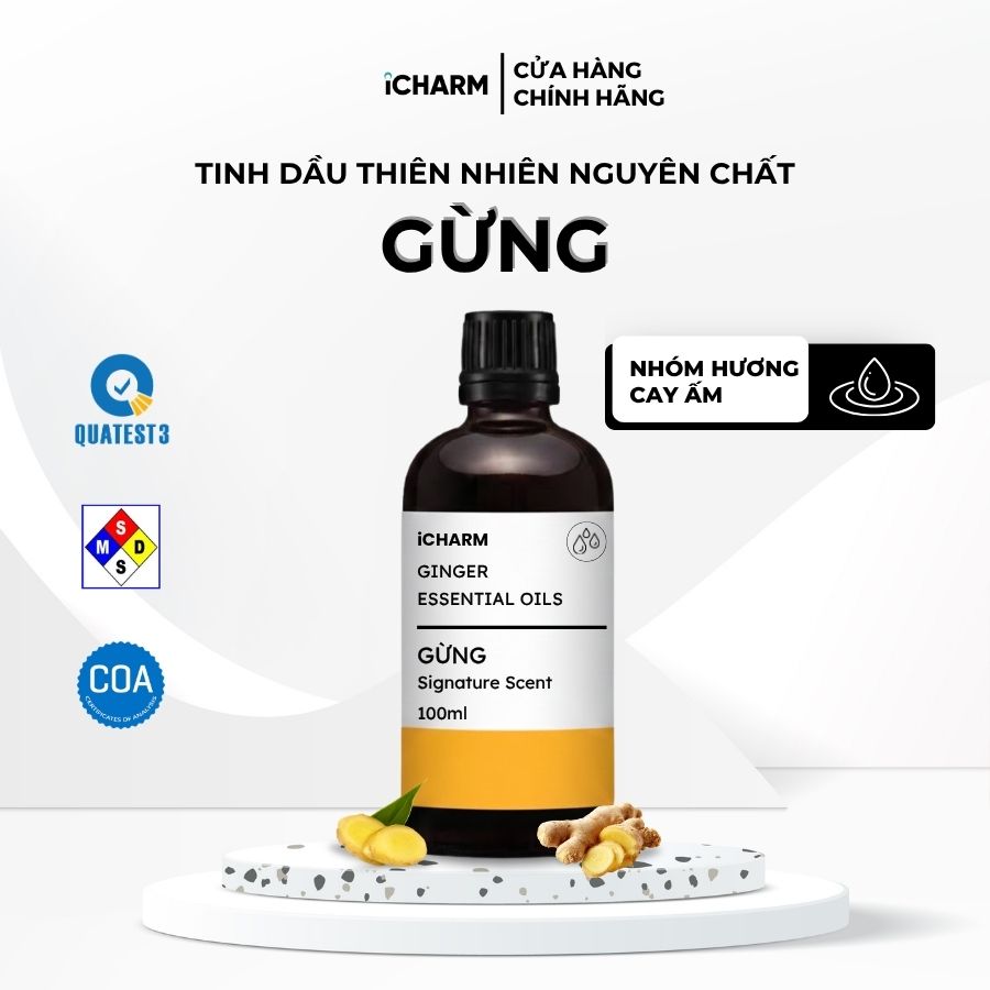 tinh dầu gừng